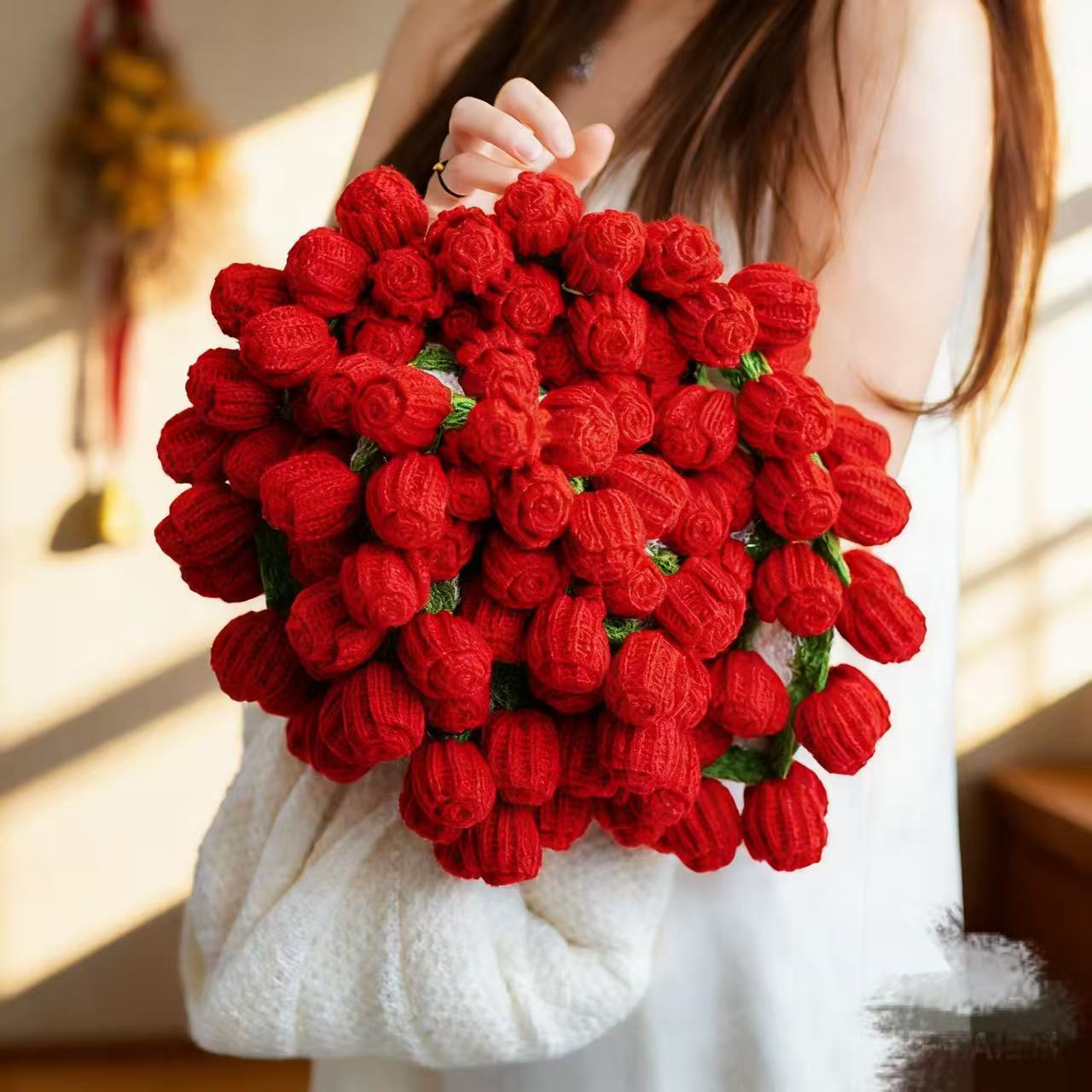 Handmade rose blanket (99roses)